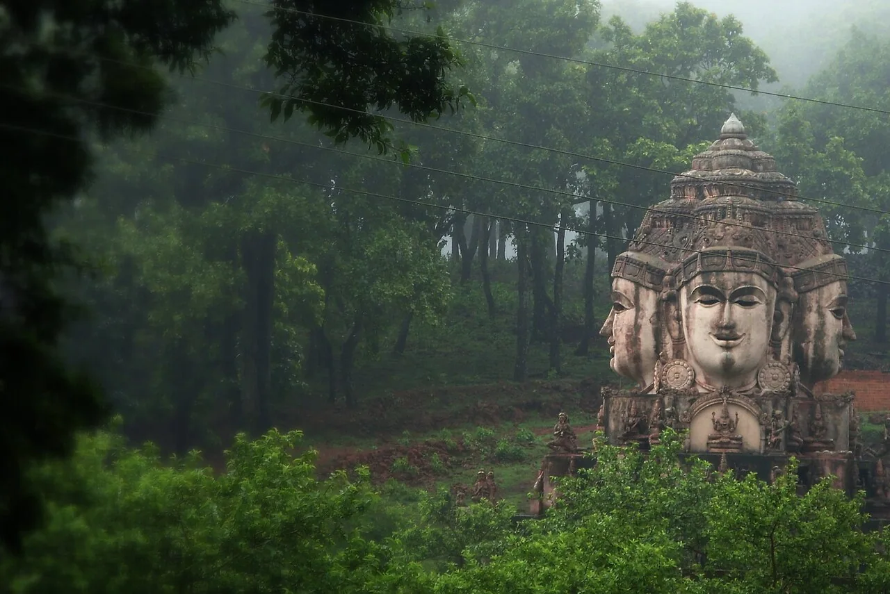 Temple architecture in Amarkantak, Madhya Pradesh