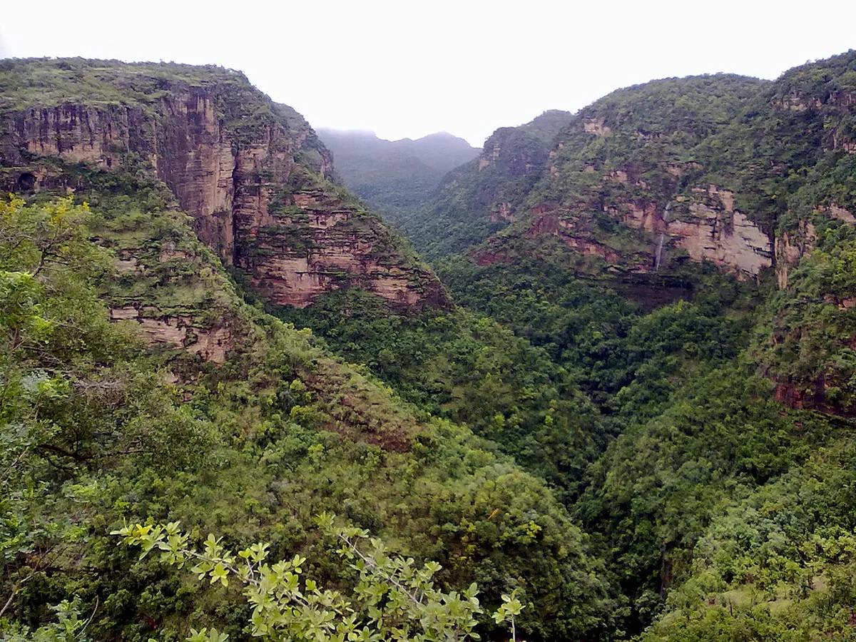 Pachmarhi valley in Madhya Pradesh